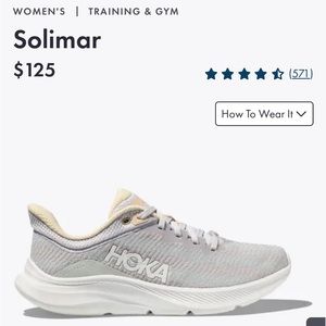 *New in Box* Hokas Solimar in Nimbus Cloud / Shortbread (9.5B)